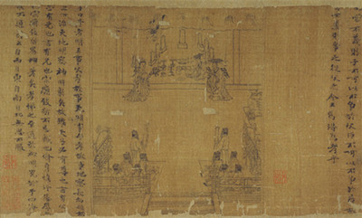 《孝经图》，北宋画家李公麟所画