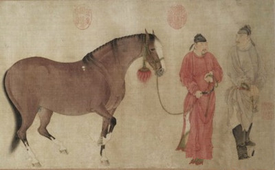 《人马图》元代画家任仁发所画