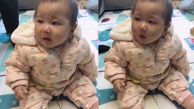 萌娃第一次吃榴莲 细细品味后干呕出表情包 一旁奶奶笑出鸭子叫_副本.jpg