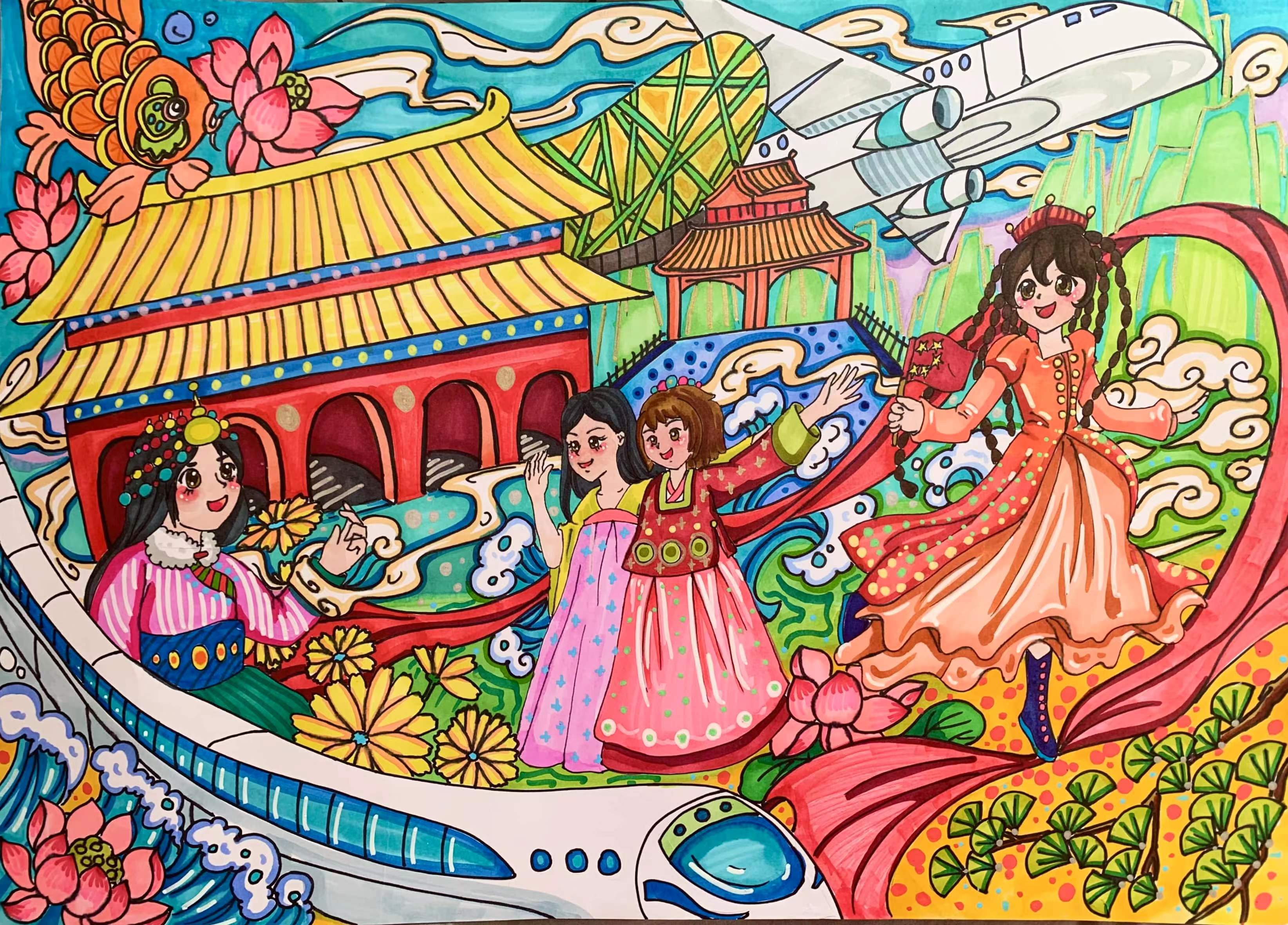 作者:四川省成都市高新区锦晖小学青诗玉畅想未来2035年的未来中国