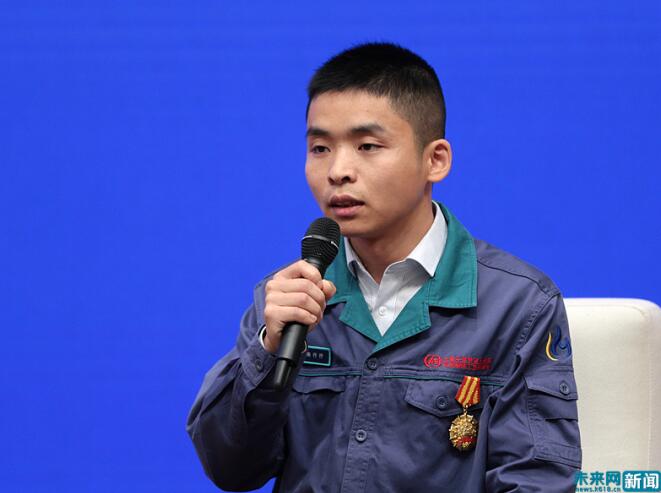 新时期产业工人代表陈行行：技能报效祖国是年轻人无比光荣的事情 _未来网